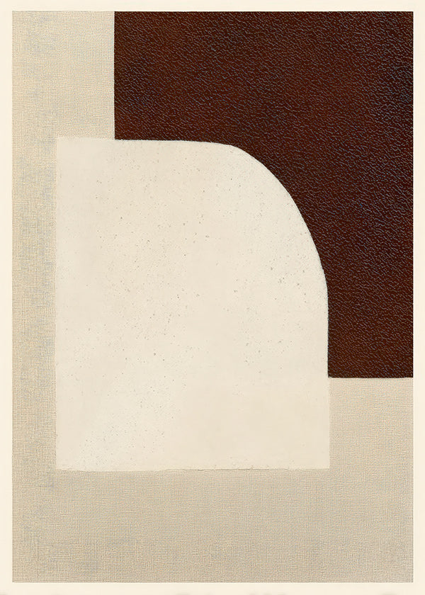 Abstract boog kunstwerk met textuur