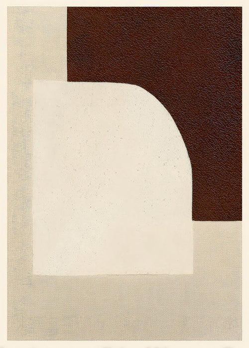 Abstract boog kunstwerk met textuur