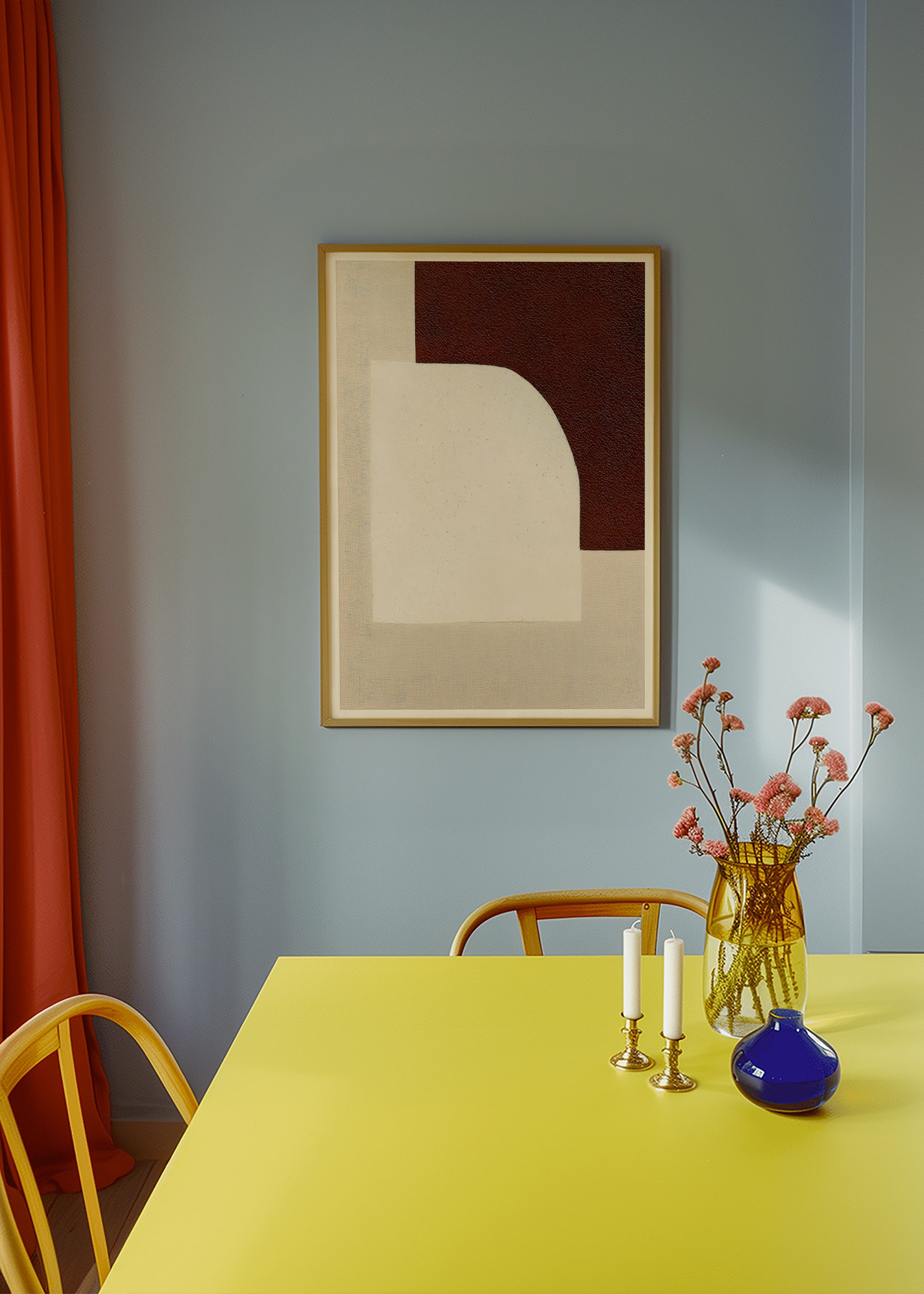 Abstract boog kunstwerk met textuur