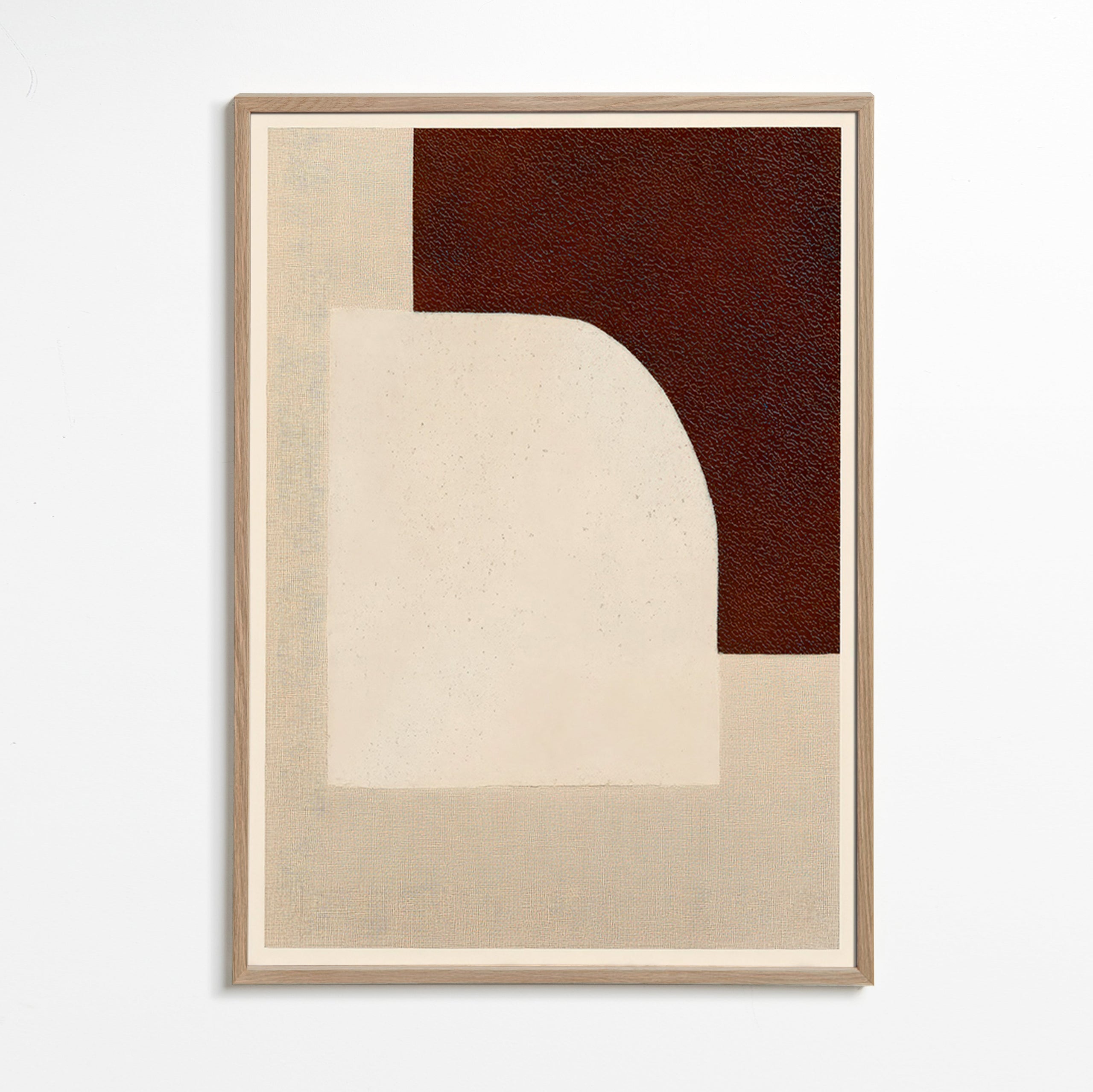 Abstract boog kunstwerk met textuur