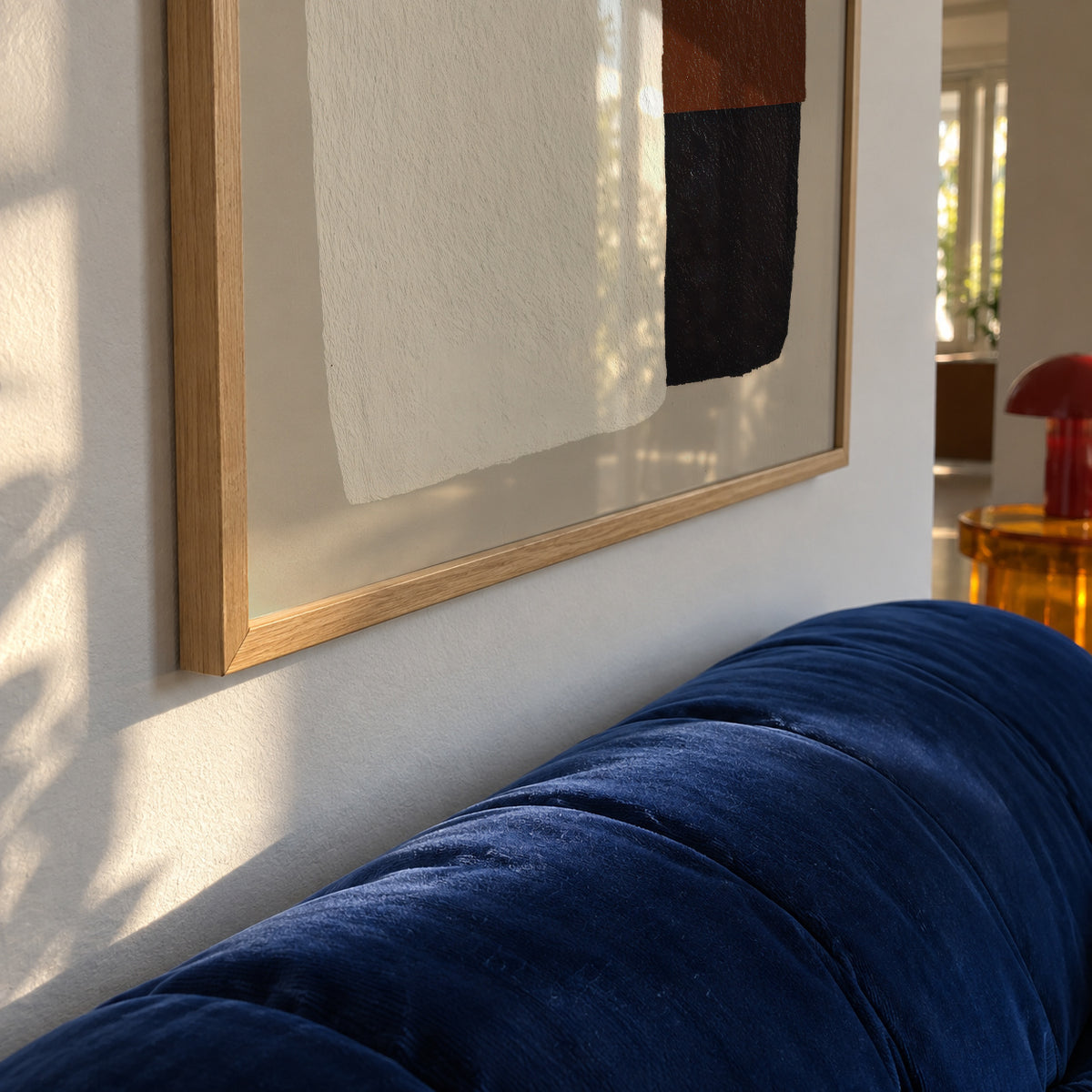 Espresso Blocks - Framed poster detail