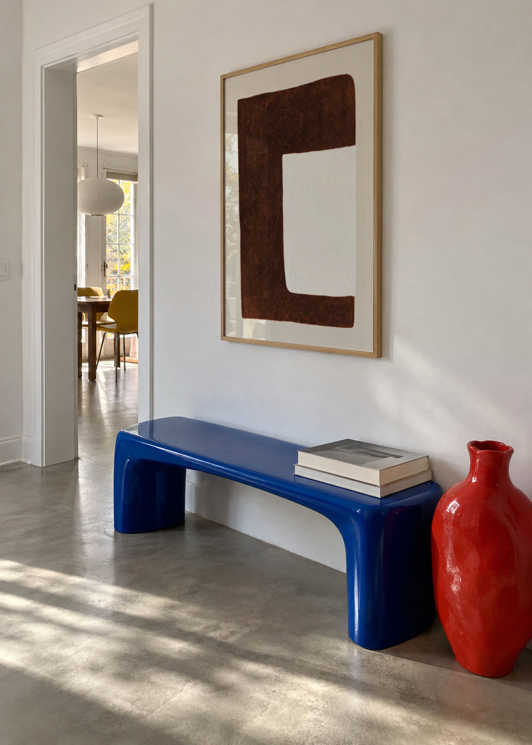 Chocolate Form - Framed poster in an interior