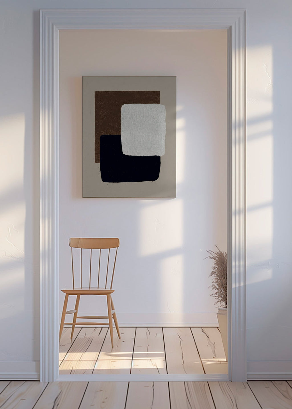 Abstract kunst overlappende rechthoeken