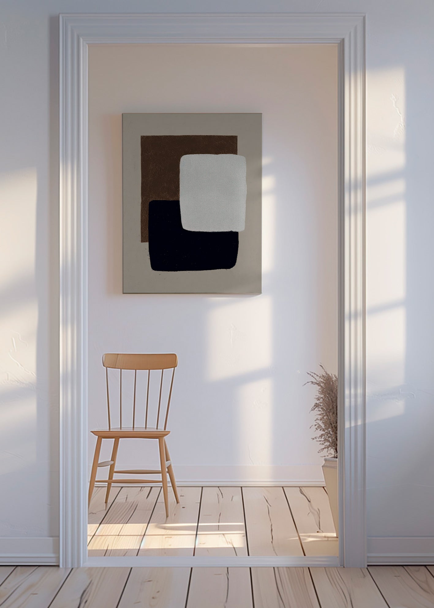 Abstract kunst overlappende rechthoeken