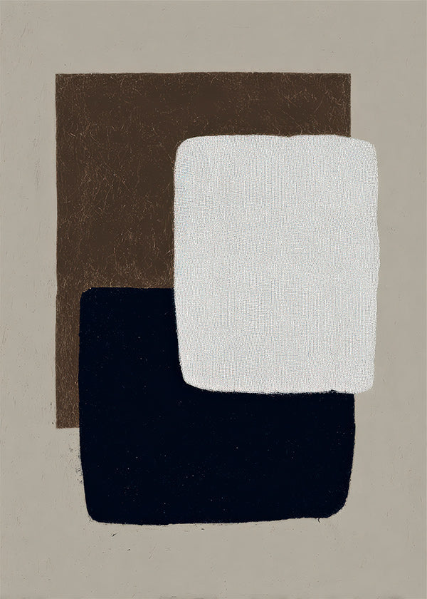 Abstract kunst overlappende rechthoeken