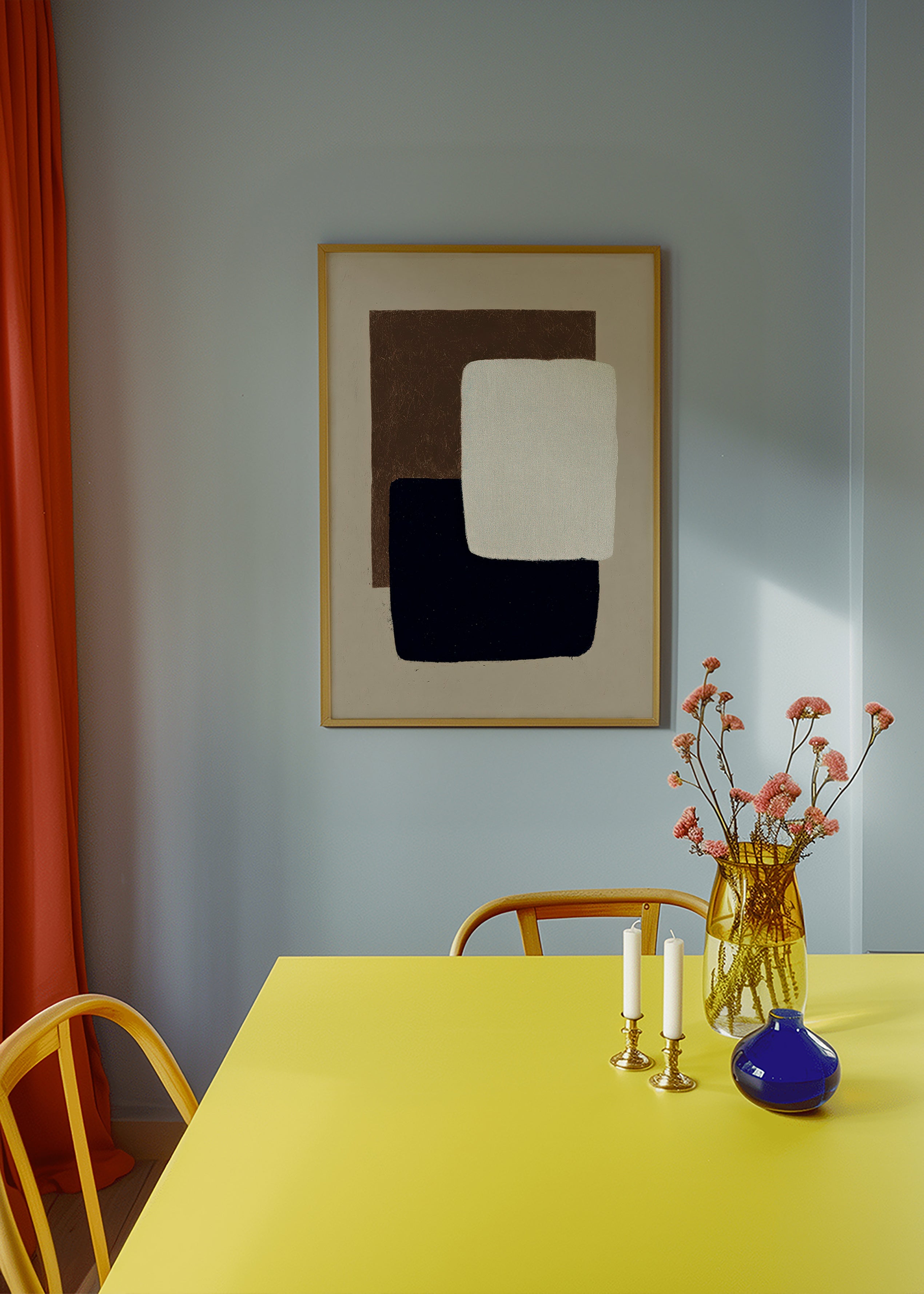 Abstract kunst overlappende rechthoeken