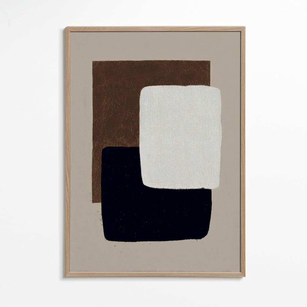 Abstract kunst overlappende rechthoeken