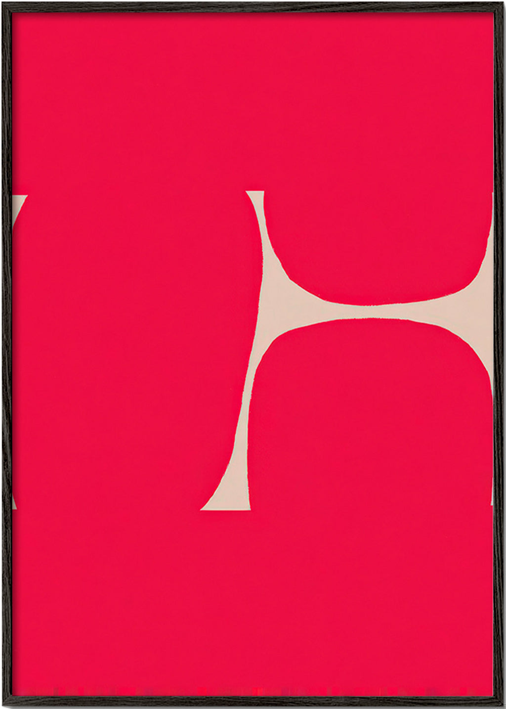 Abstracte kunst Karmijncurve