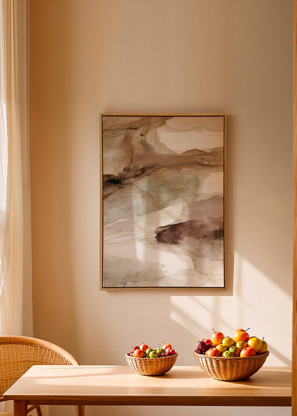 Abstract kunst laagjes aarde