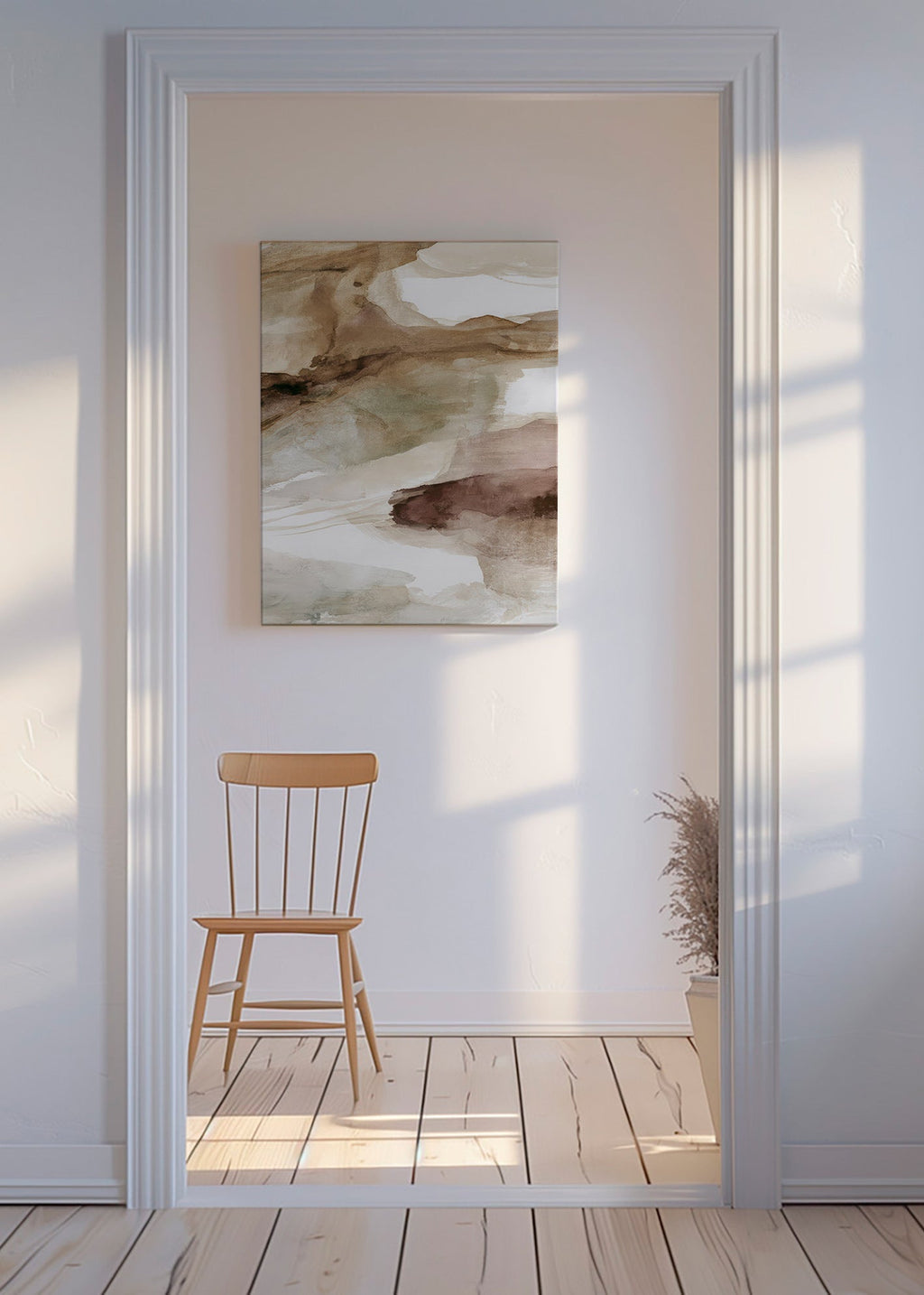 Abstract kunst laagjes aarde