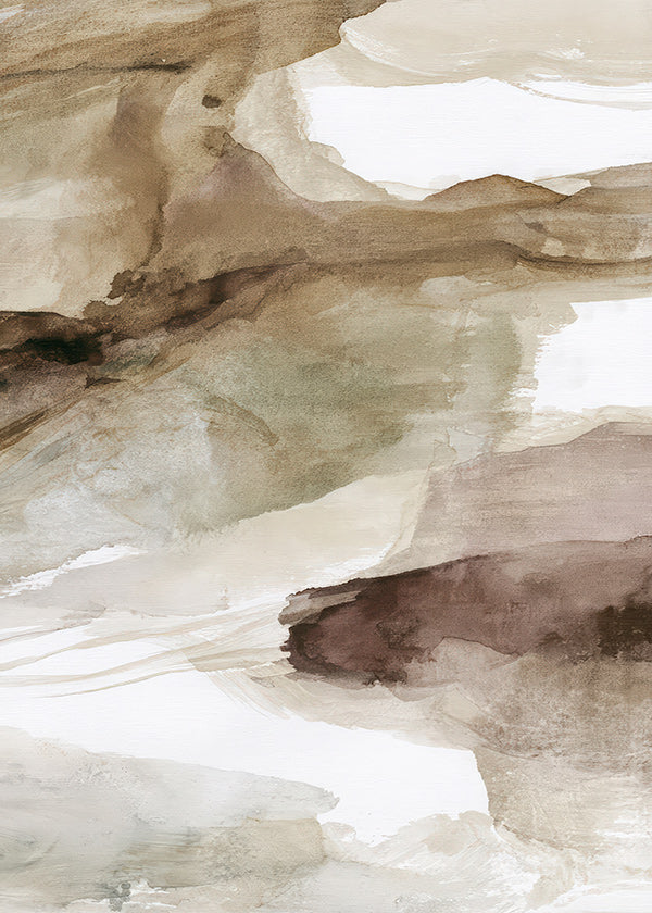 Abstract kunst laagjes aarde