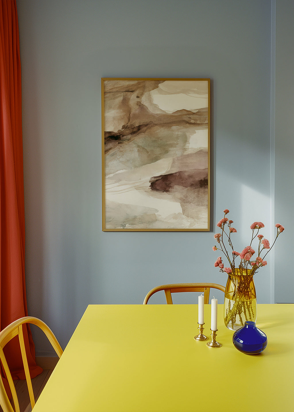 Abstract kunst laagjes aarde