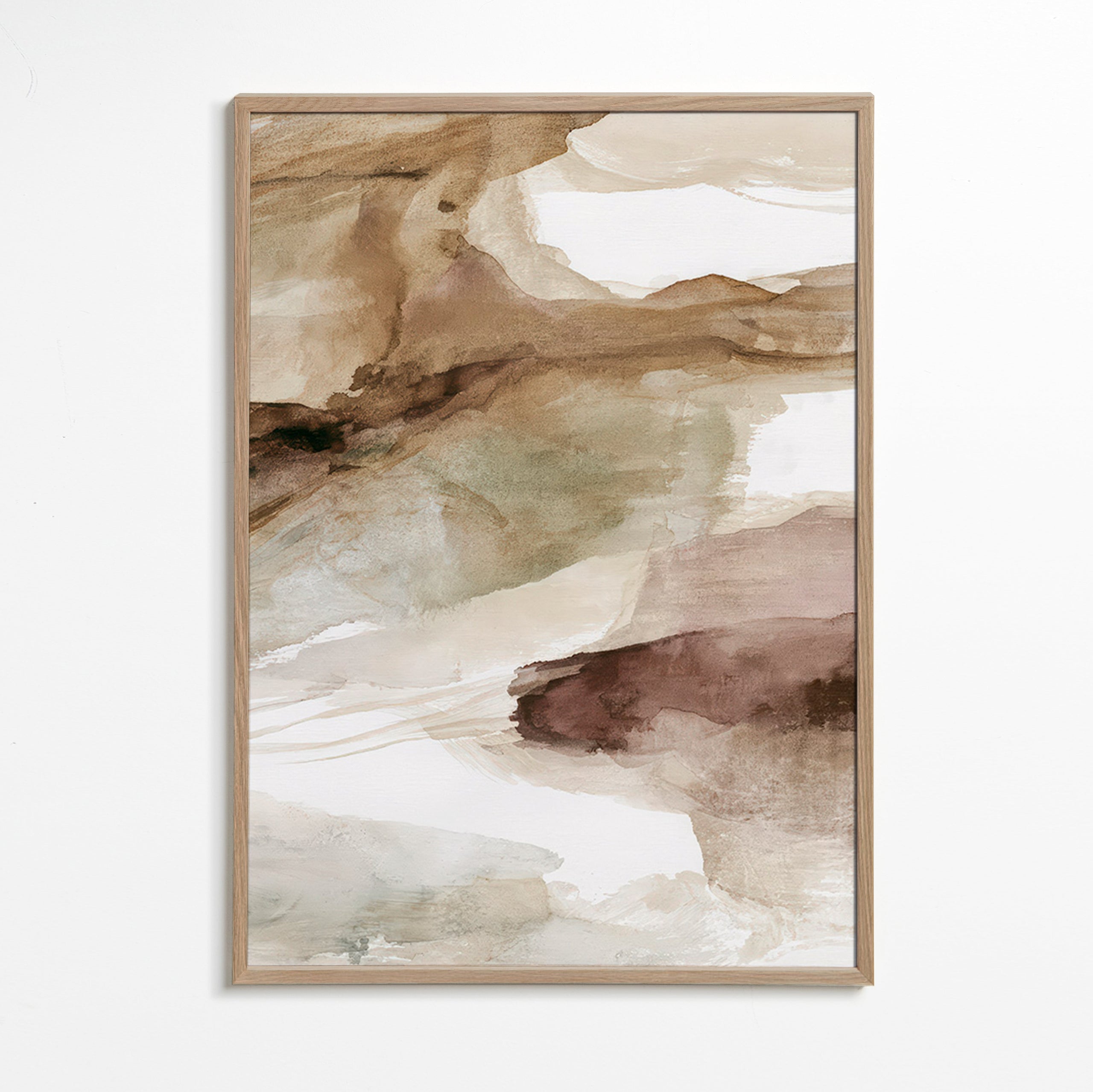 Abstract kunst laagjes aarde