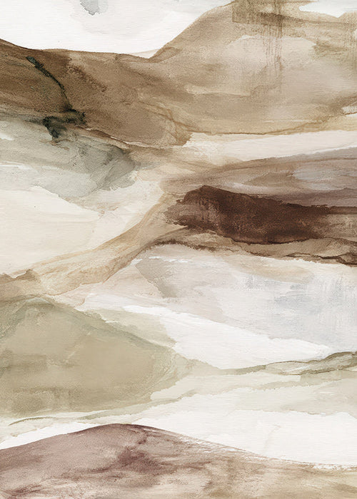 Woestijn aquarel landschap