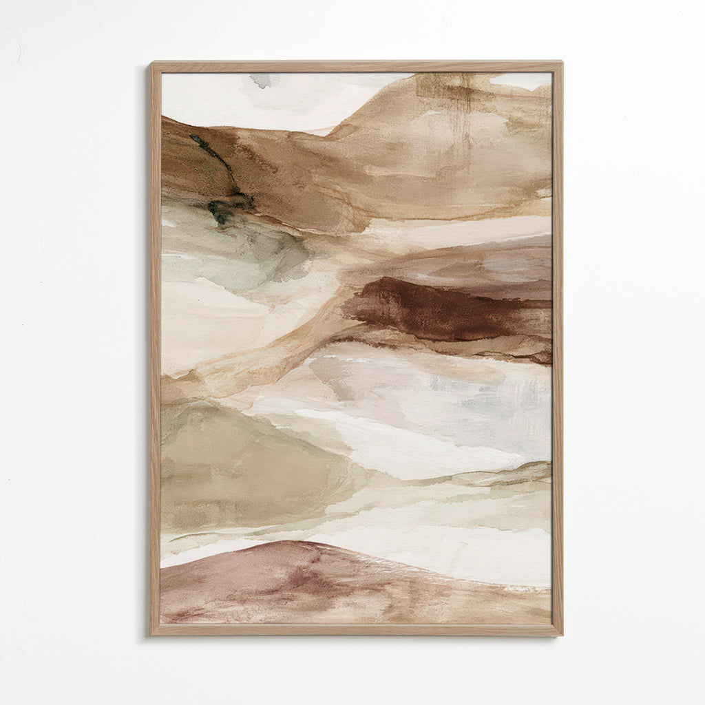 Woestijn aquarel landschap