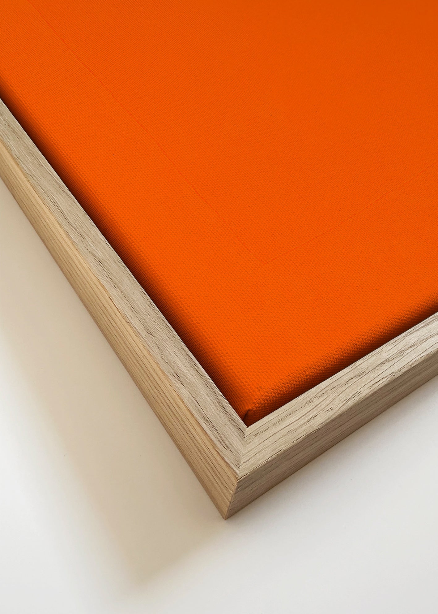 Abstract kunstwerk met oranje vlakken