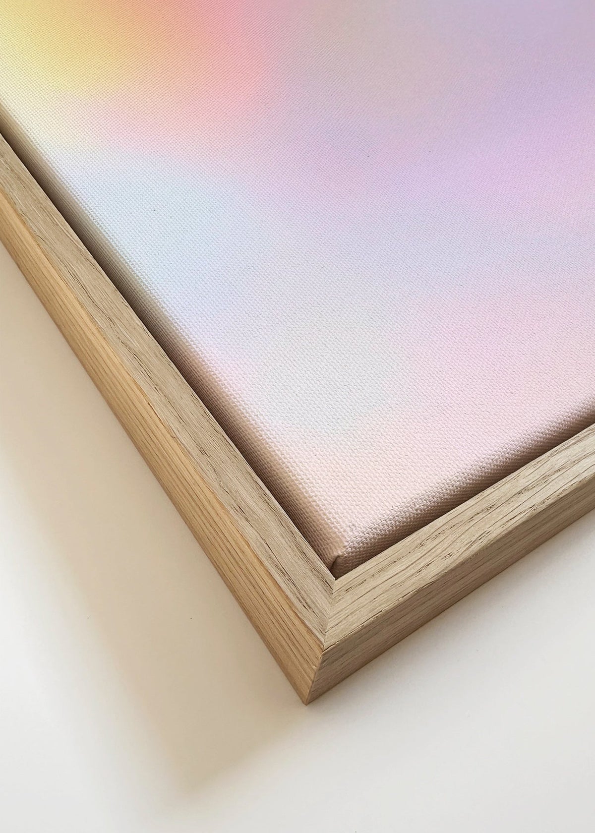 Abstract pastel kunstwerk met zachte overgangen