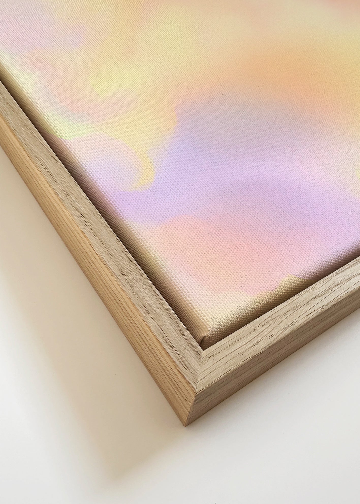 Abstracte poster pastelwolken