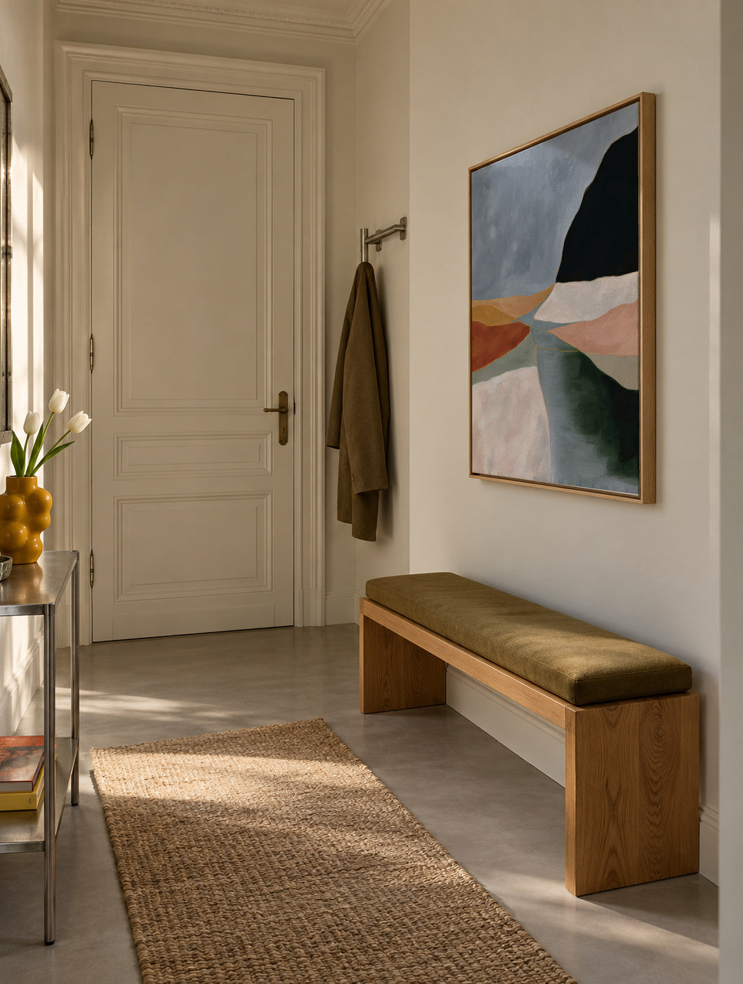 Northern Valley - Framed canvas in an interior