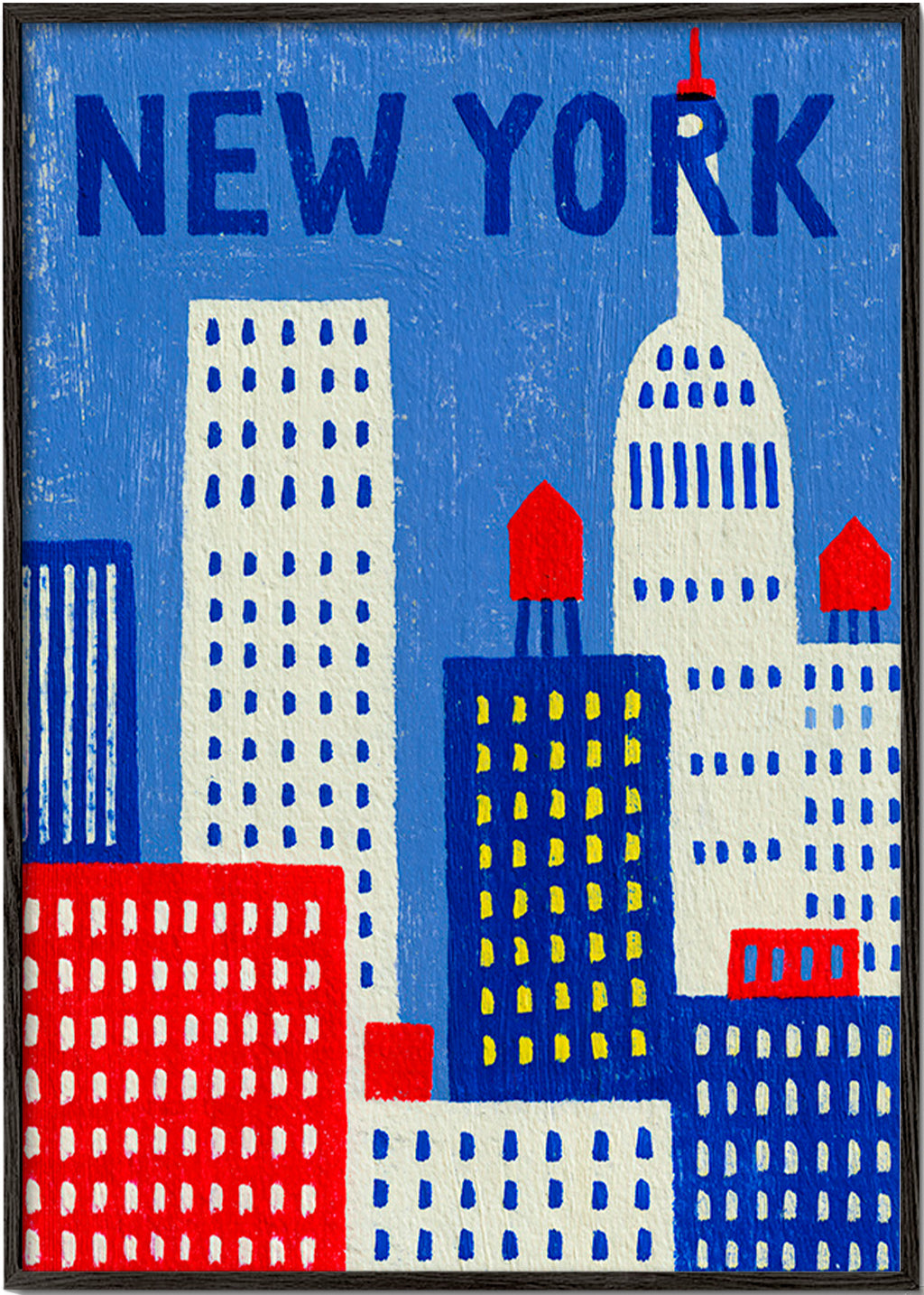 Stadskunst New York illustratie