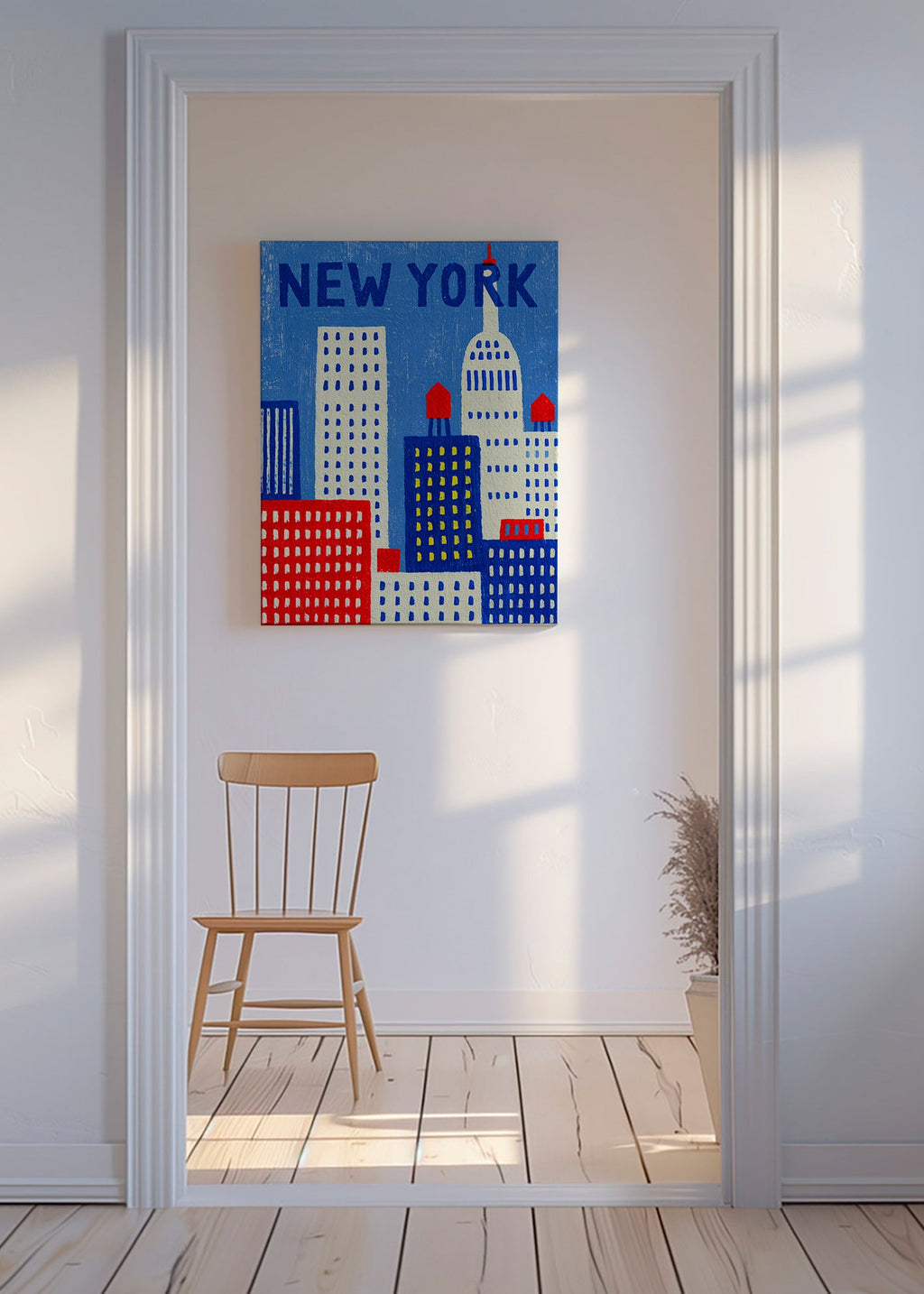 Stadskunst New York illustratie