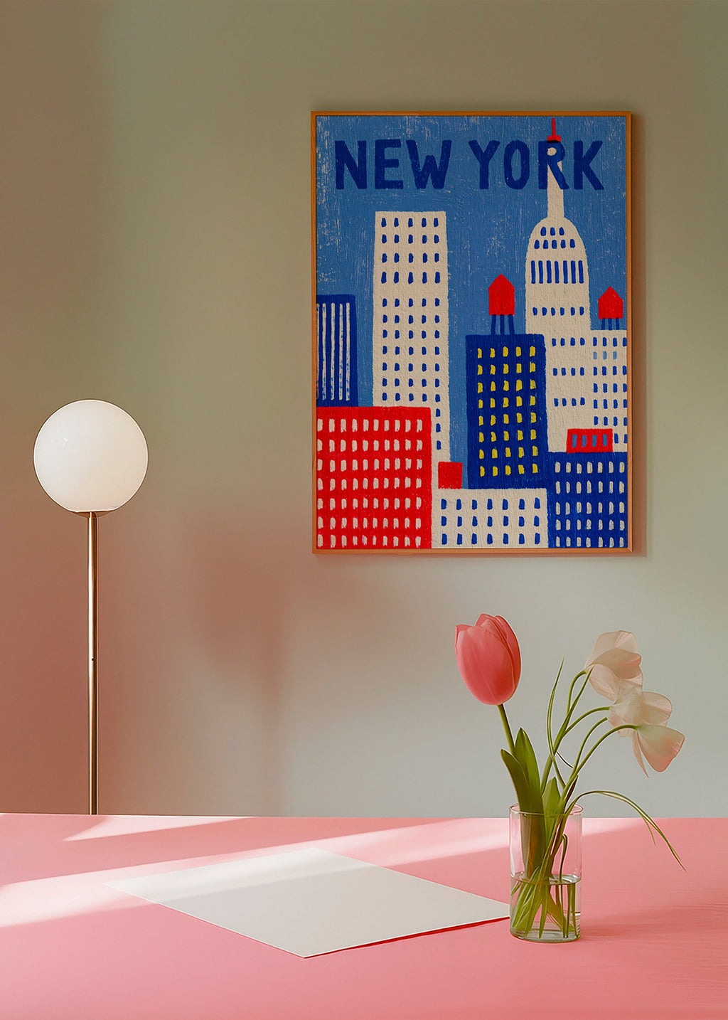 Stadskunst New York illustratie