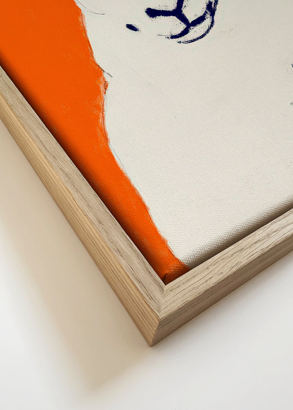 Kunstwerk witte schaap minimalistisch