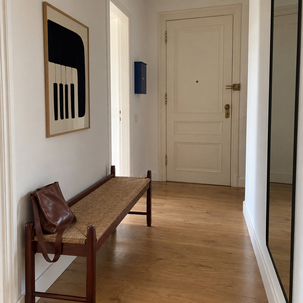 Piano Keys - Framed poster in an interior