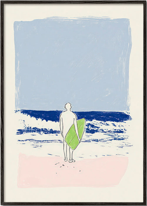 Surf illustratie minimal