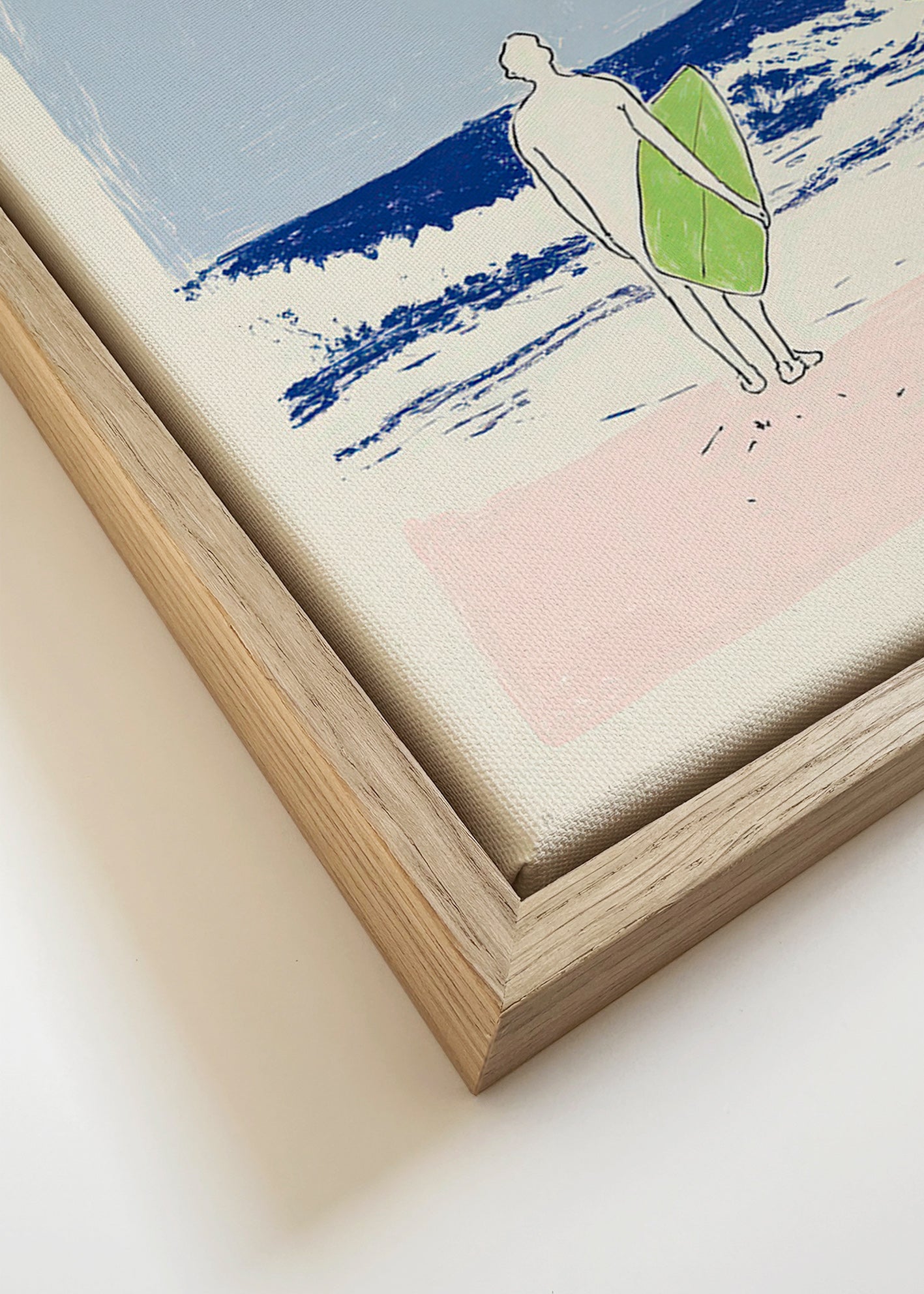Surf illustratie minimal