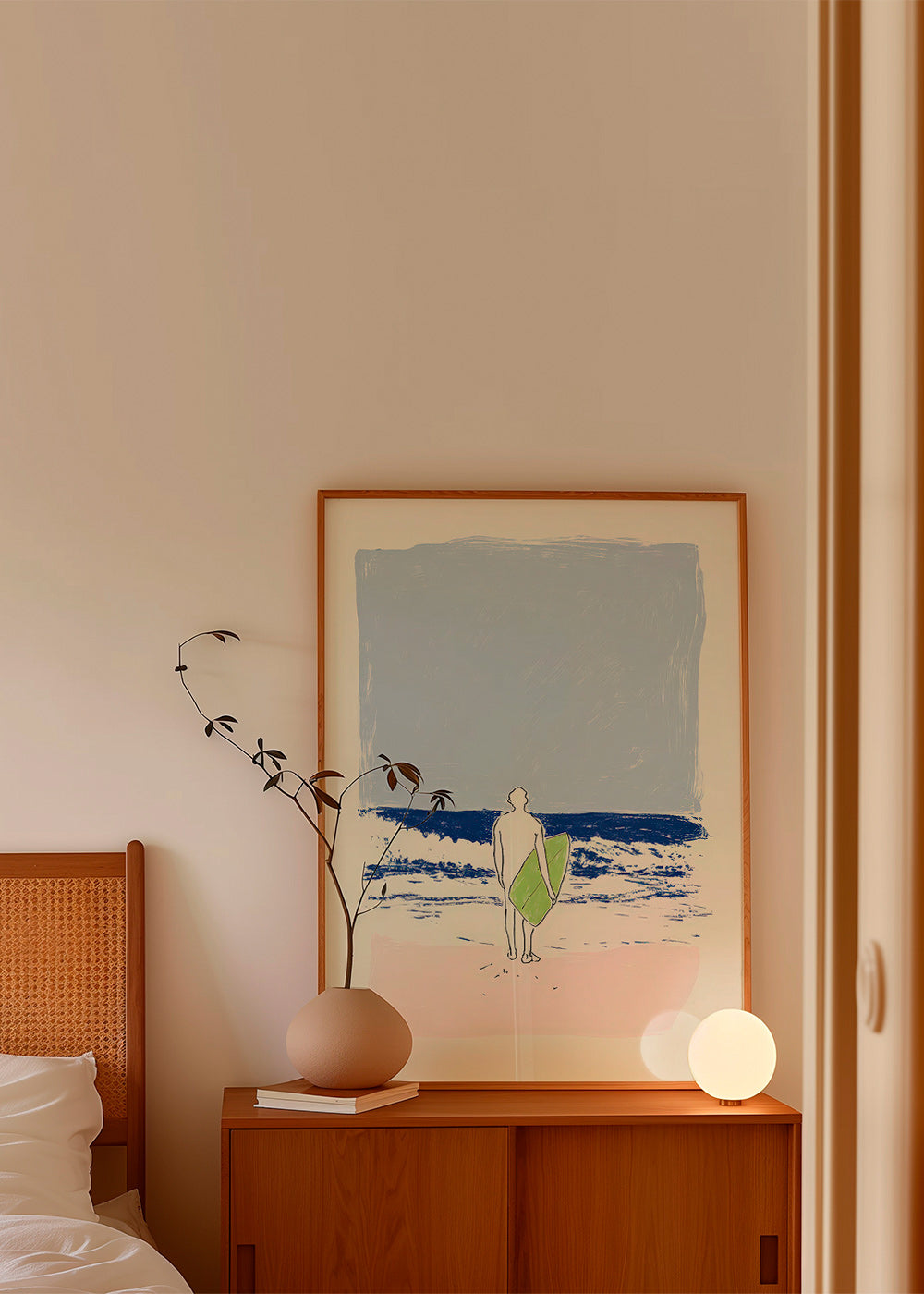 Surf illustratie minimal