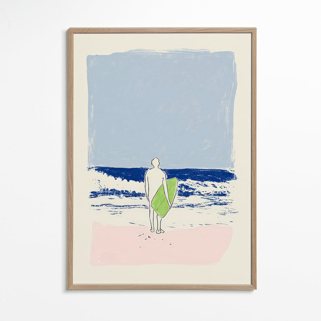 Surf illustratie minimal