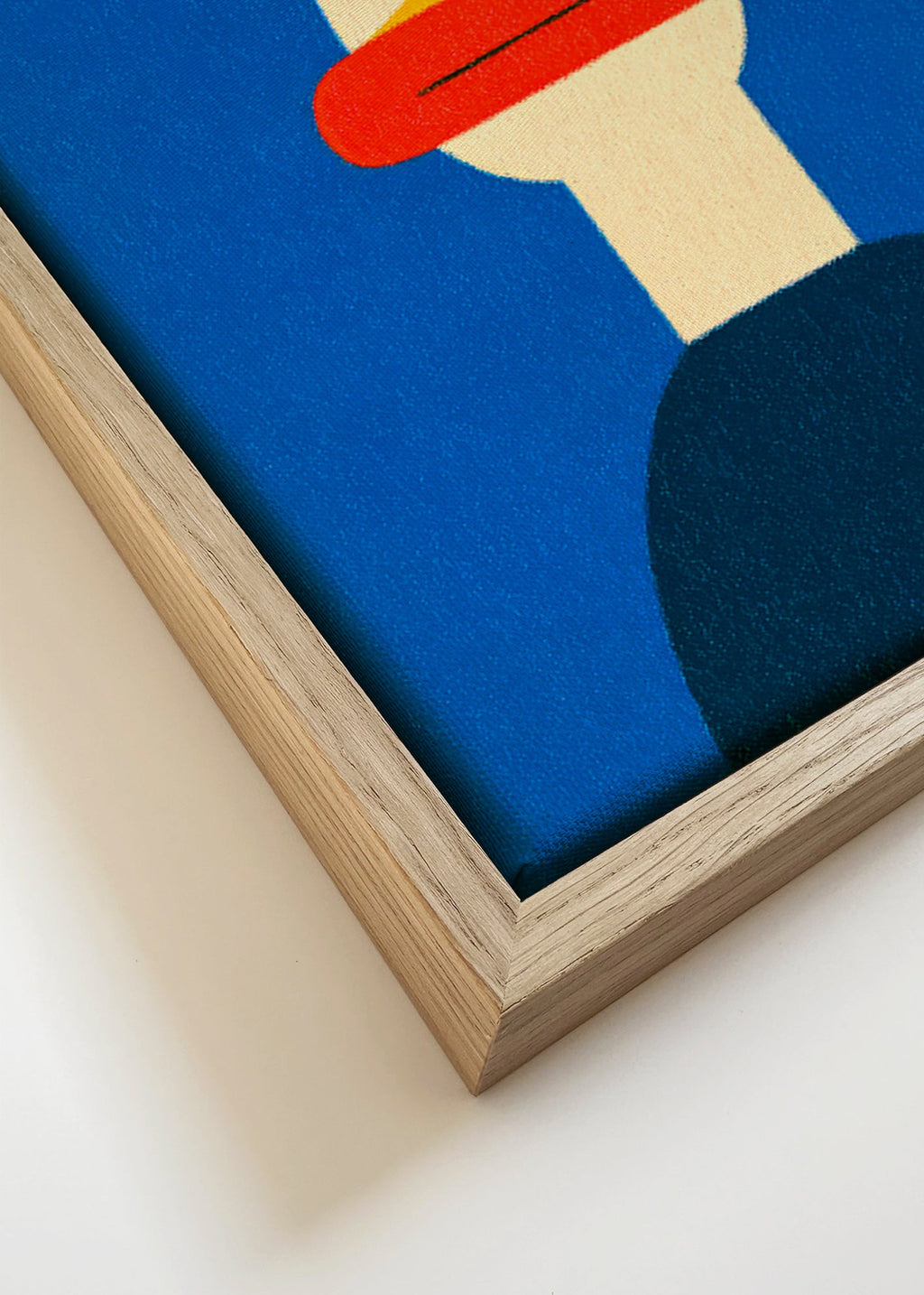 Dierenposter blauwe eend illustratie