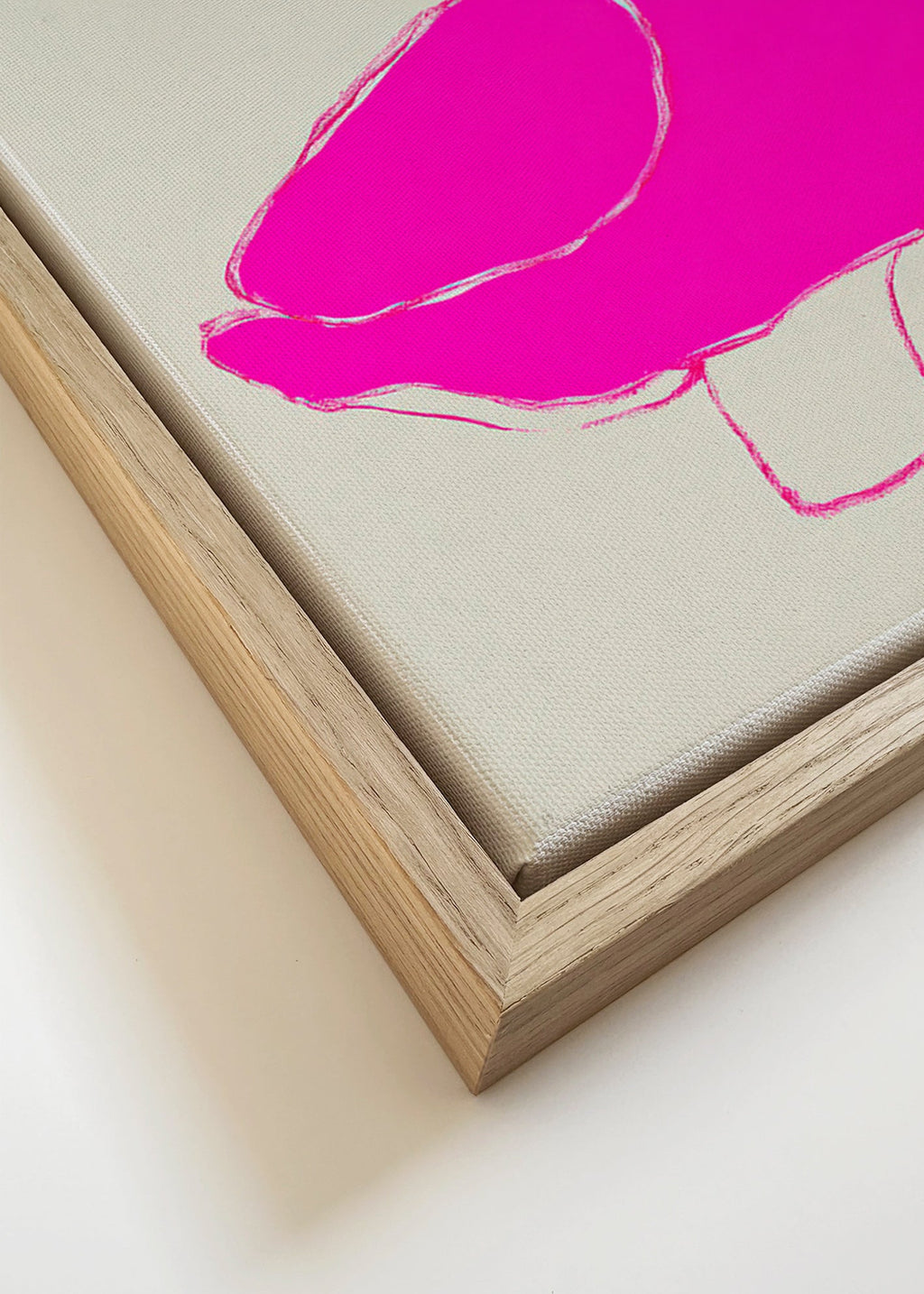 Roze eend illustratie