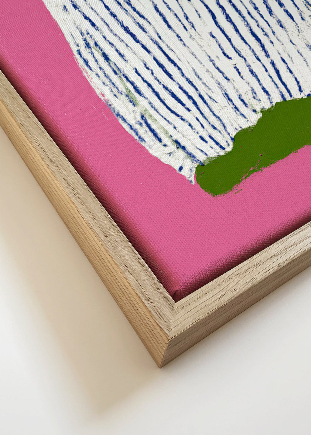 Illustratie gestreept overhemd op roze achtergrond