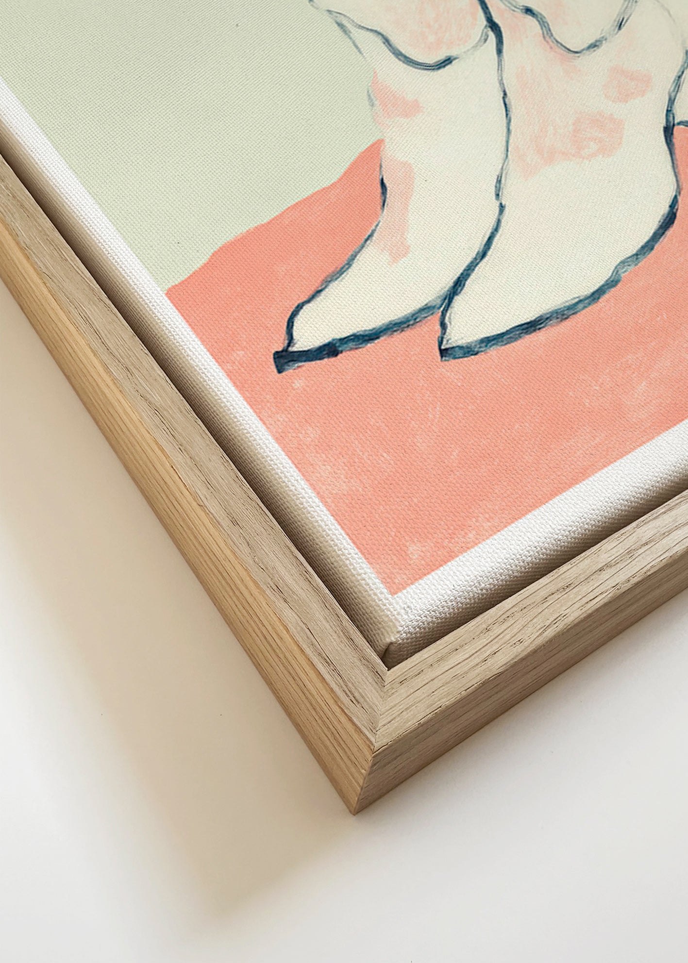 Illustratie witte laarzen op pastelachtergrond