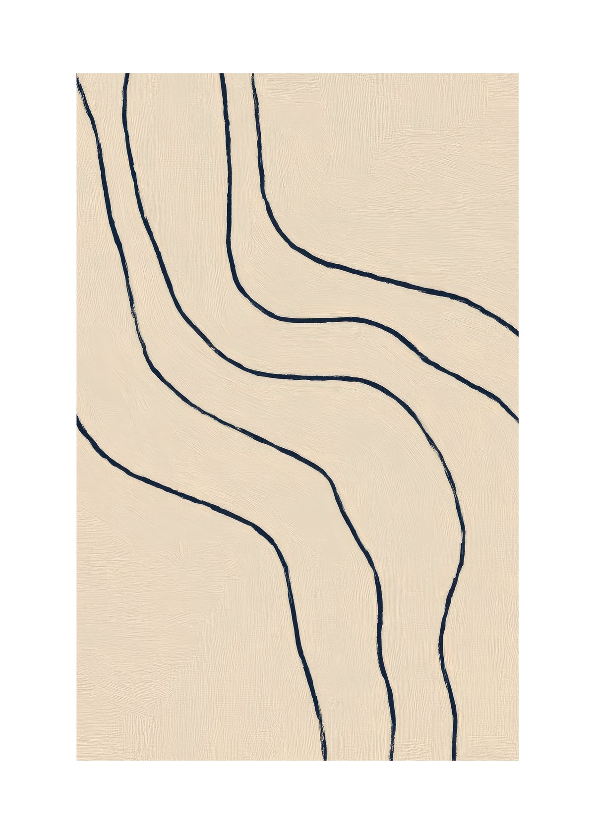 Sand Curves - Unframed art print