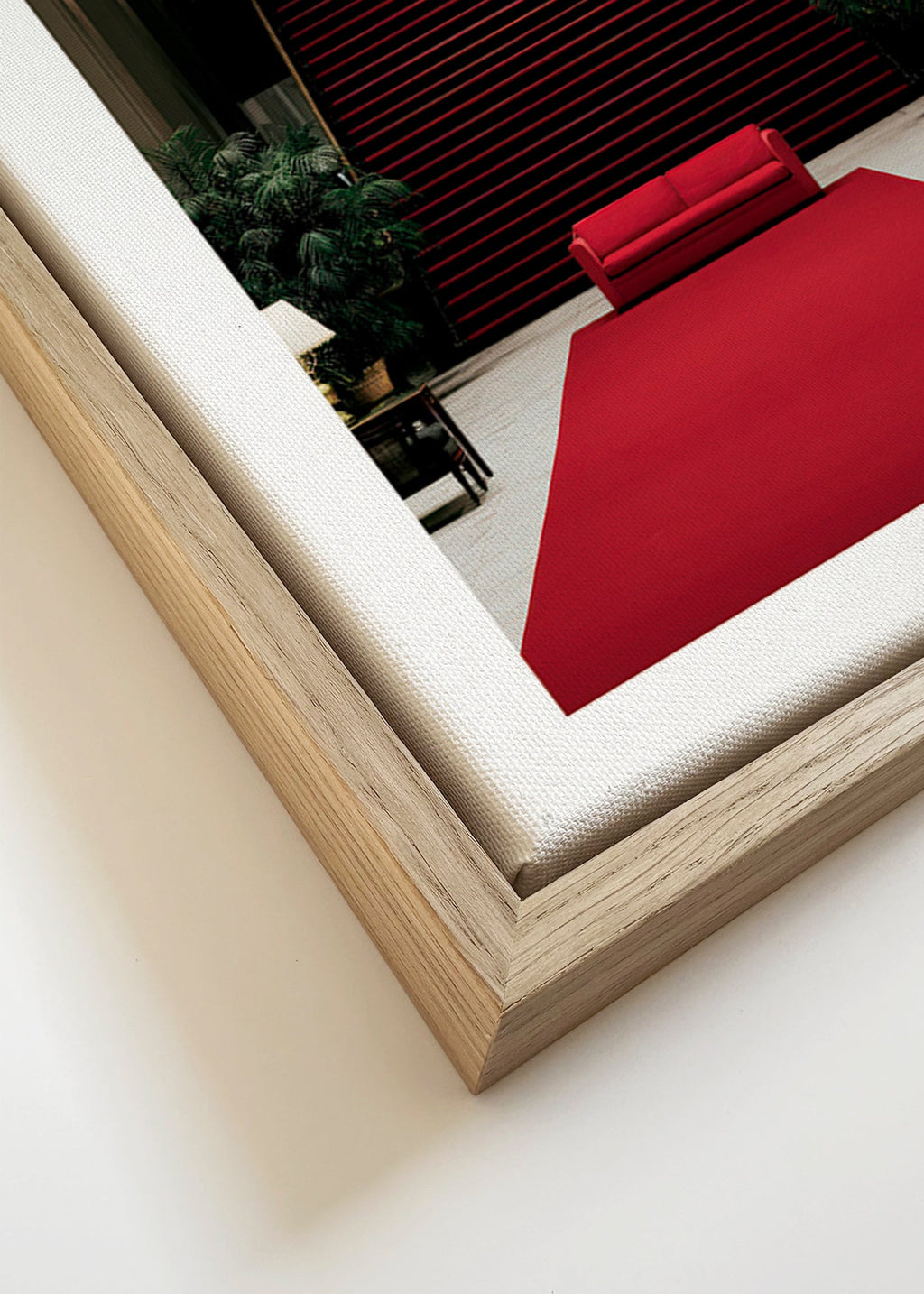 Trapfotografie met rood tapijt