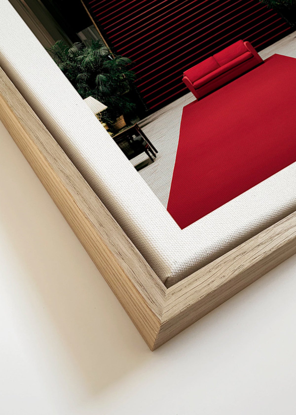 Trapfotografie met rood tapijt
