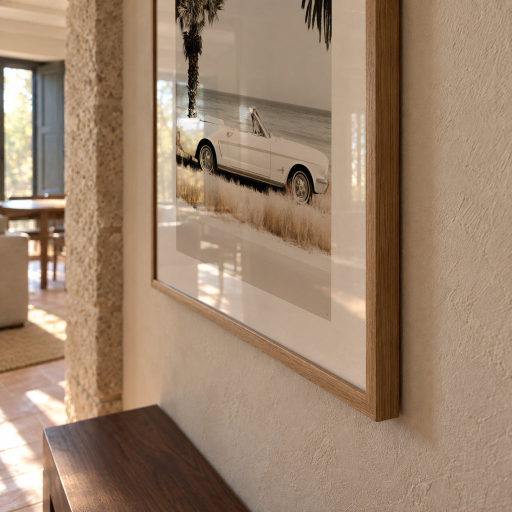 Palm Motel - Framed poster detail