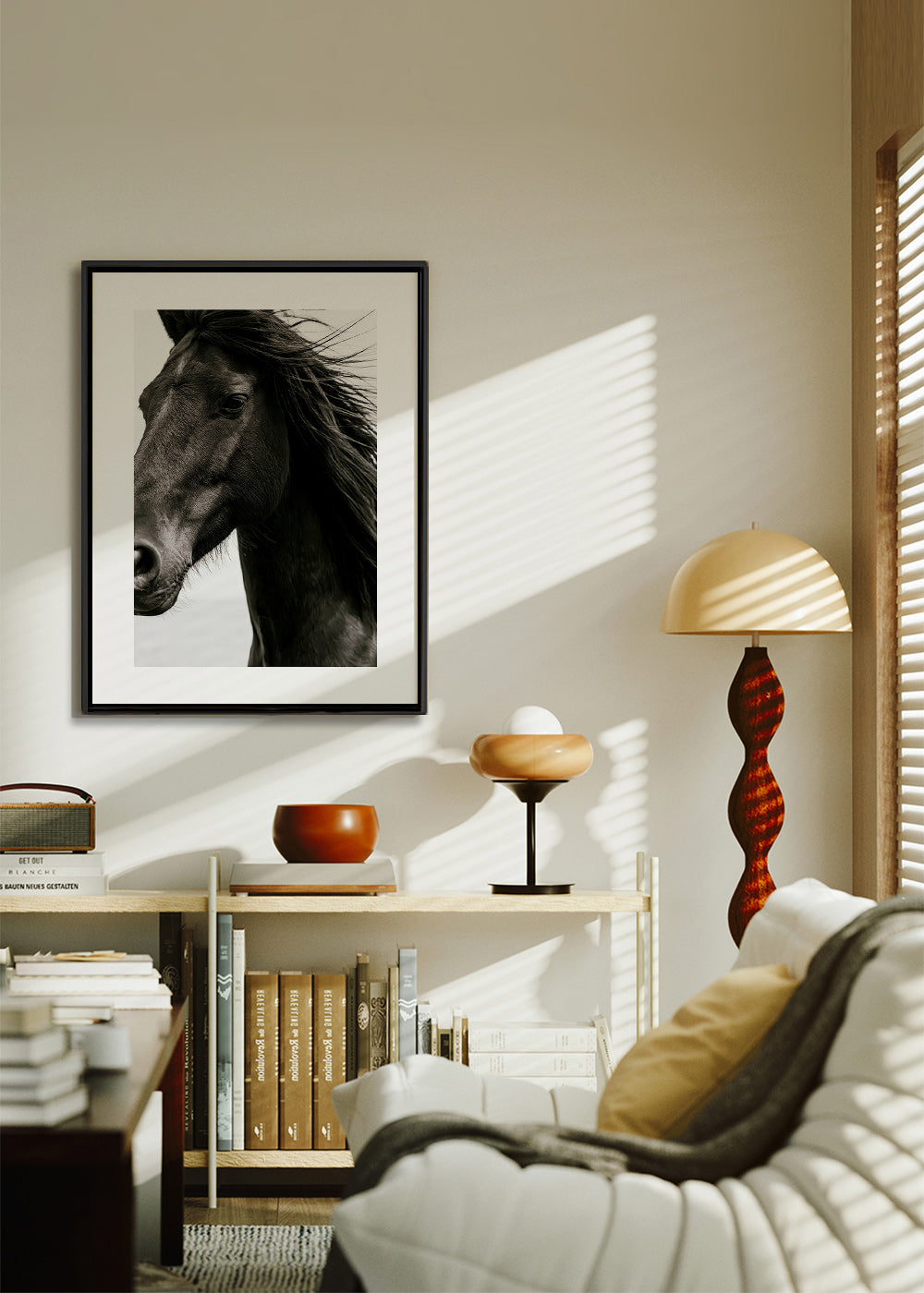 Paardenportret in close-up