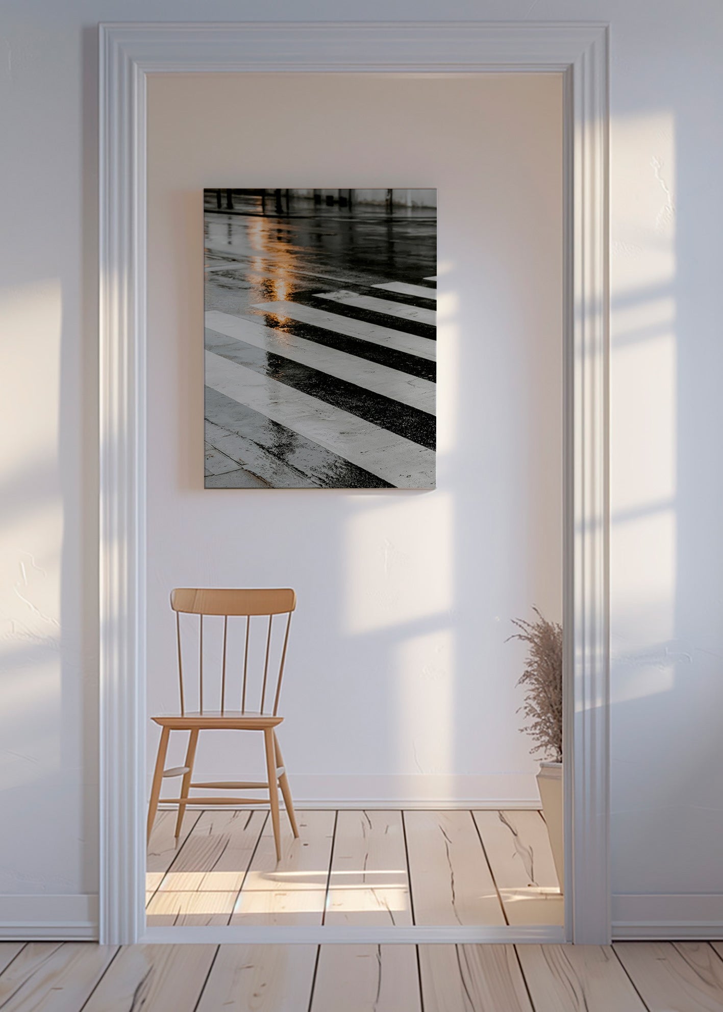 Fotografie stad: nat zebrapad