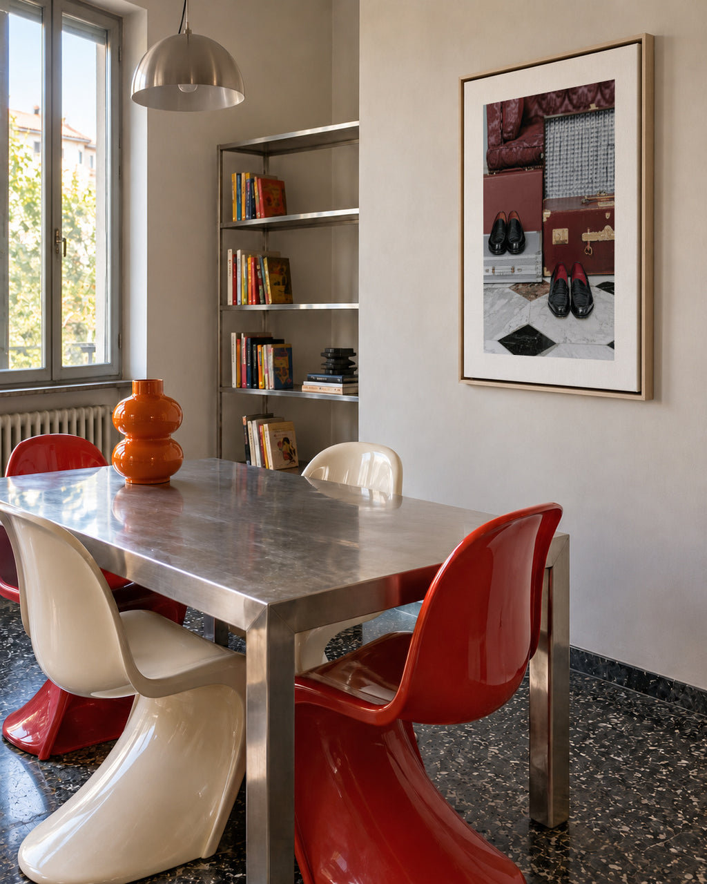 Weekend Packing - Framed canvas in an interior