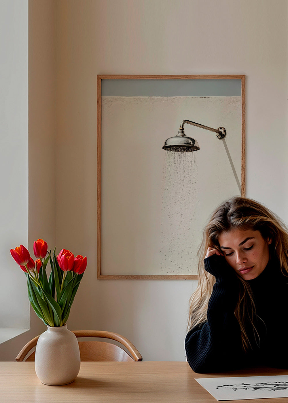 Fotografie buiten douche
