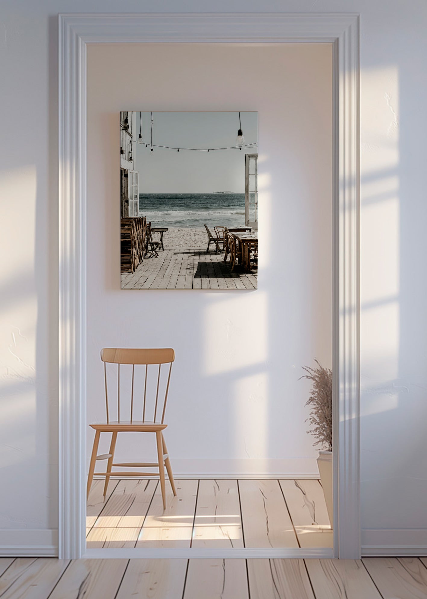 Landschap poster open terras