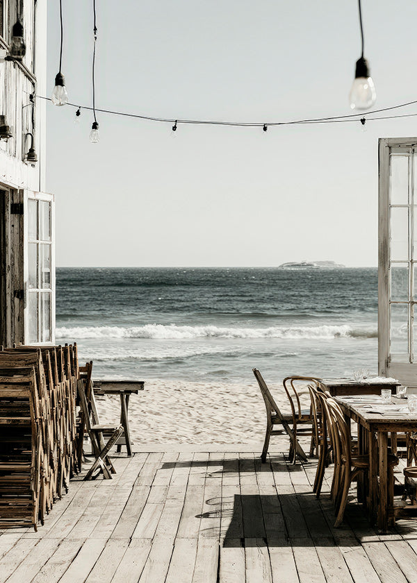 Landschap poster open terras