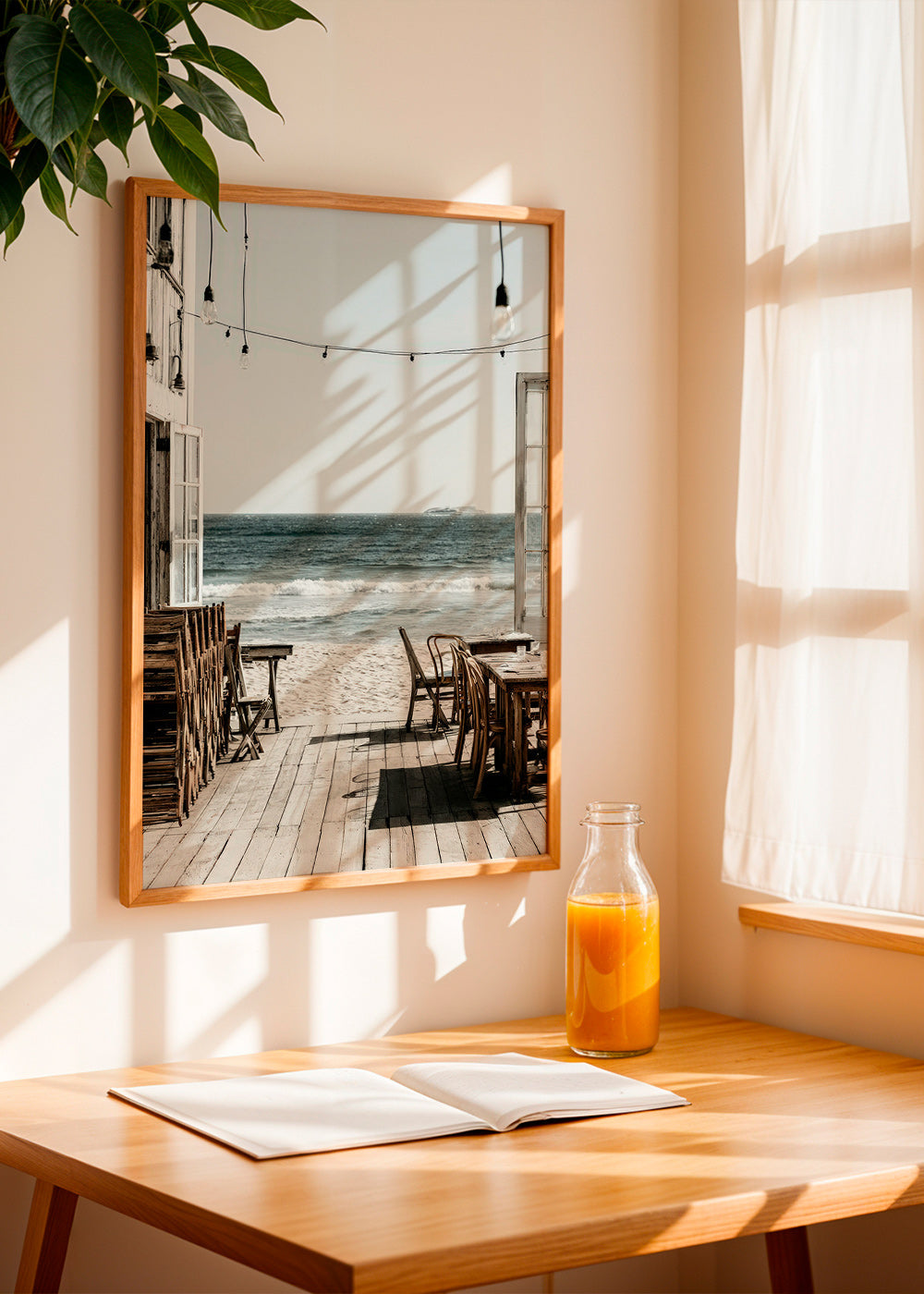 Landschap poster open terras
