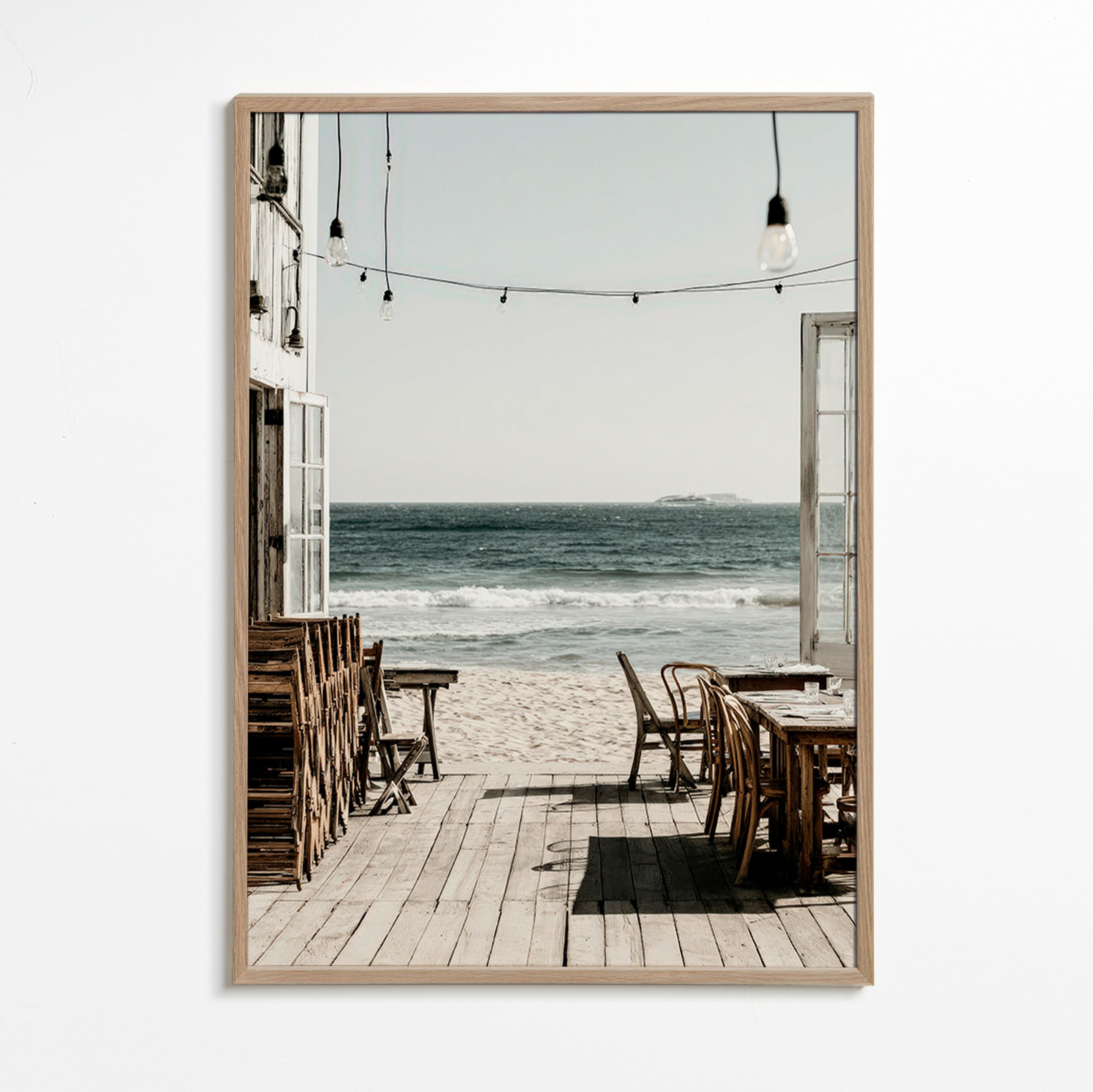 Landschap poster open terras