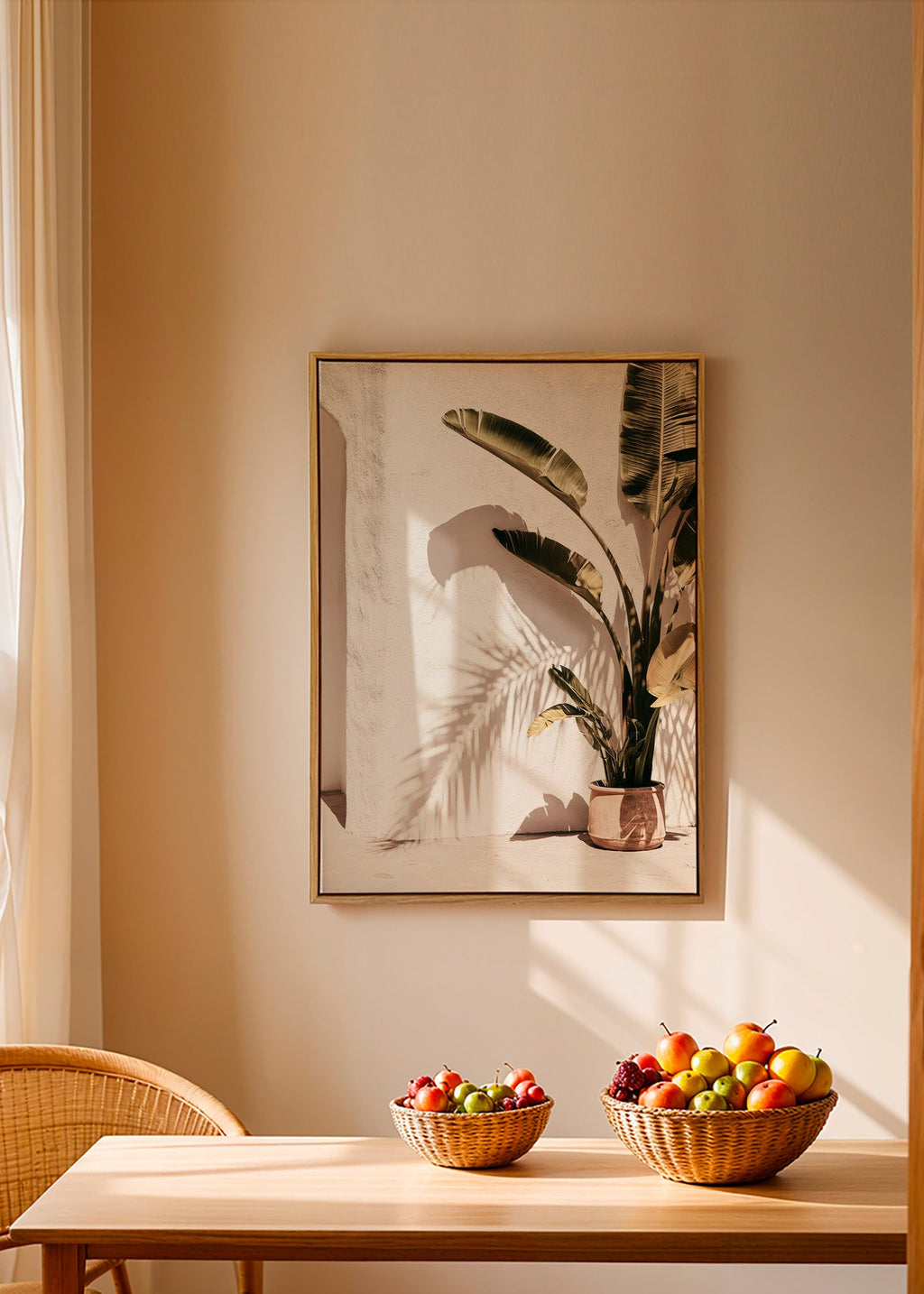 Botanische poster: potpalm