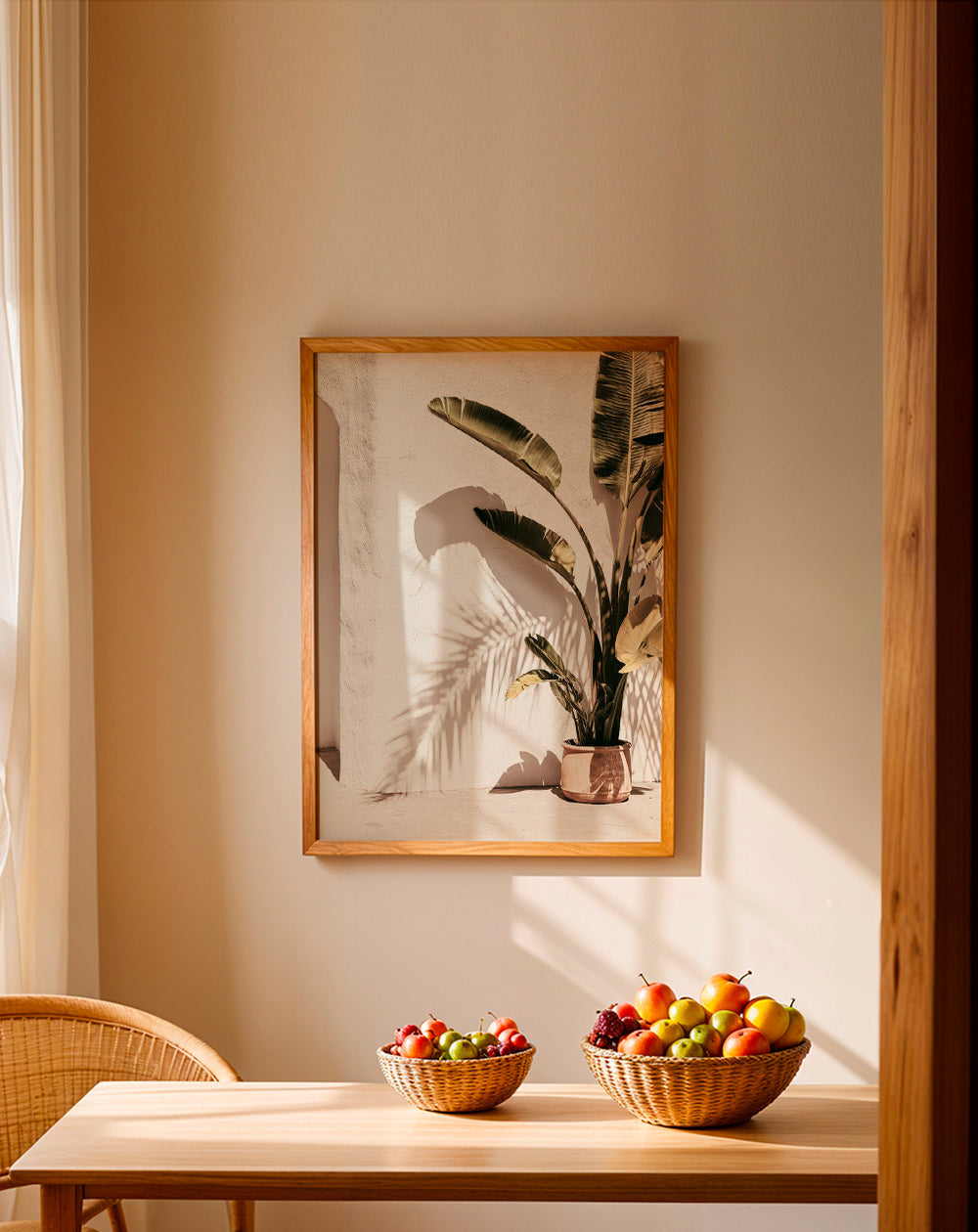 Botanische poster: potpalm